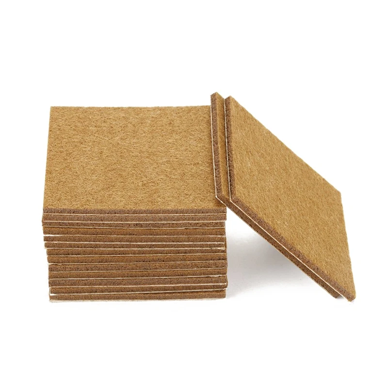 

Retail 20pcs Furniture Pads Felt Sheets Self Adhesive Wood Floor Protectors 7cmx7cm