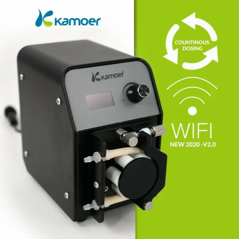 Kamoer-bomba dosificadora perist&aacute;ltica para acuario, dispositivo de circulaci&oacute;n de Reactor de calcio, con WIFI, FX-STP-1