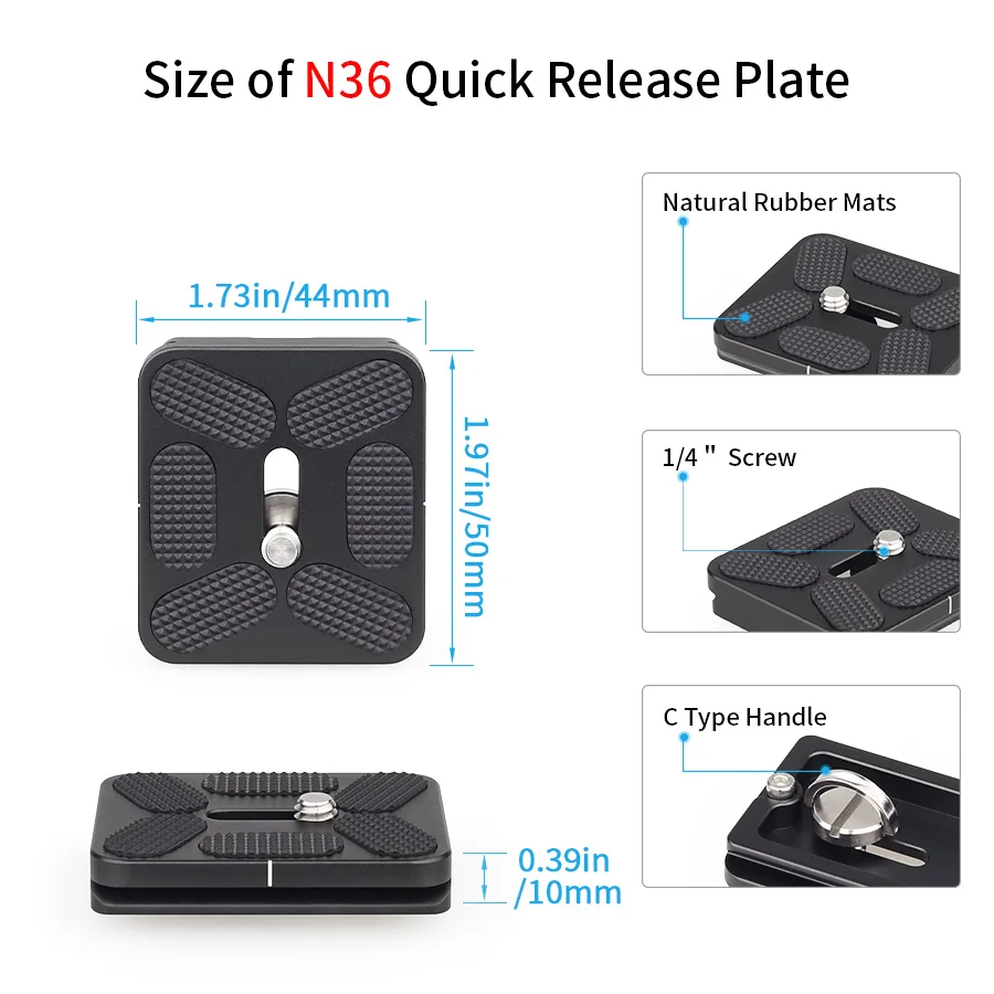 INNOREL N52/N44/N36 профессиональная головка штатива низкая гравитация центр панорамная фото шаровая Головка двойная u-образная для цифровых зеркальных камер