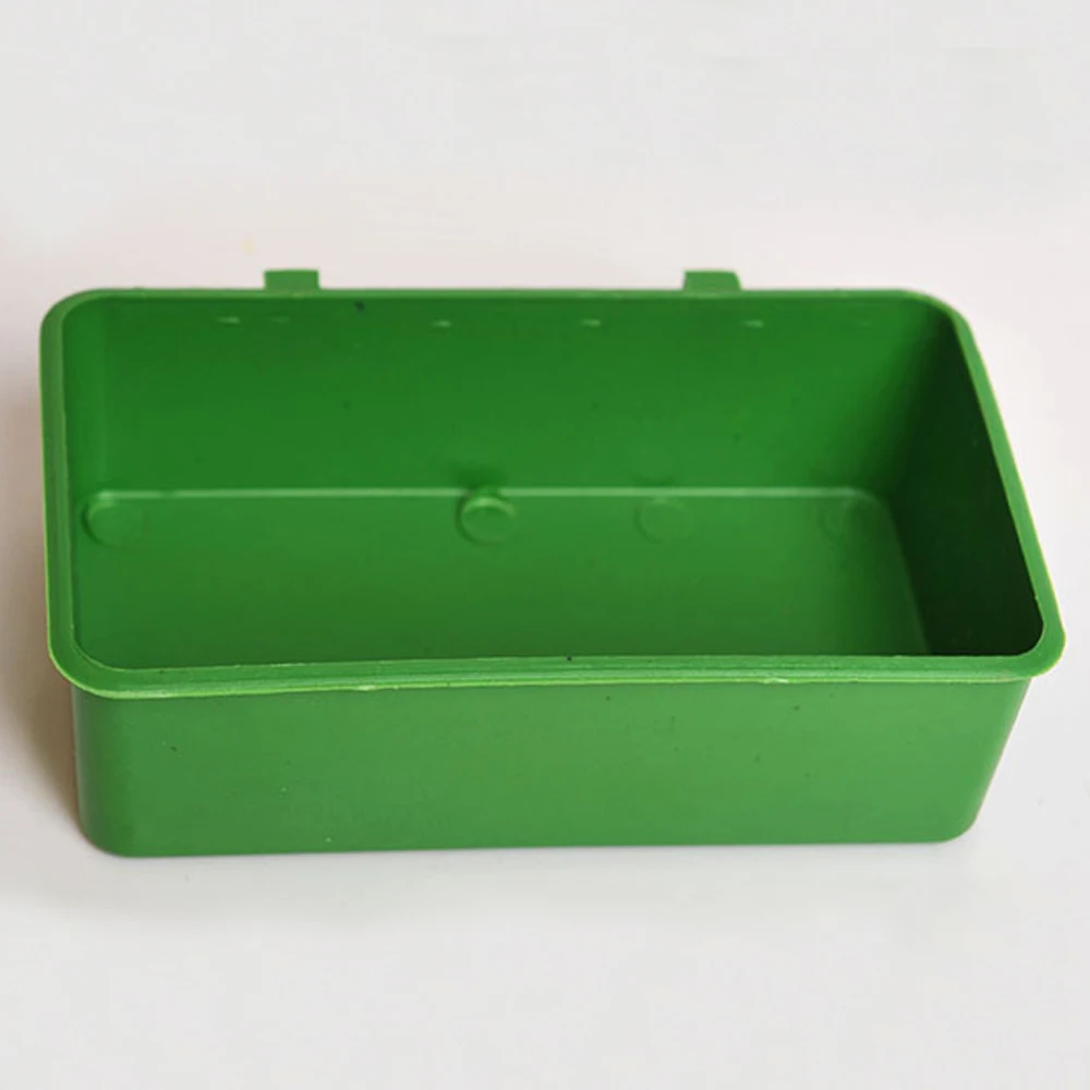

Multifunction Green Food Tray Parrot Bathtub Animal Cage Standing Wash Shower Box Bird Toys Pet Bird Cleaning Products Tool