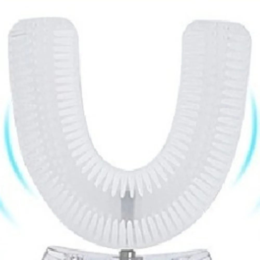 

Tooth Whitening Nano Light Usb/wireless Base Fast Charging Automatic 360 U-shaped Electric Toothbrush