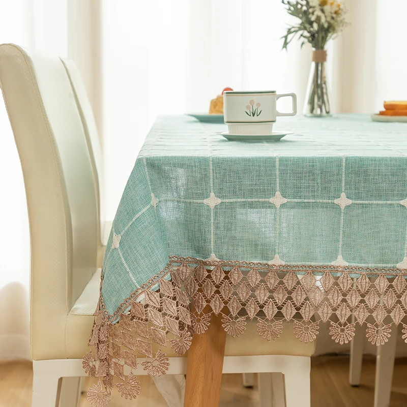 

Скатерть для чайного столика в клетку, 130 х180 см