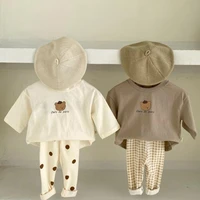 newborn baby clothing sets for boy girl suit children long sleeve t shirtpants 2pcs outfits child baby boy sets girl outfits