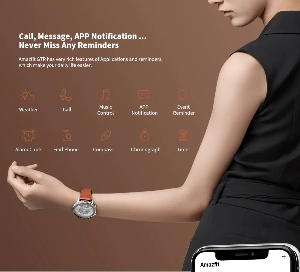 Strava Amazfit GTR 47 мм gps Смарт-часы 50 атм Водонепроницаемый AMOLED экран 24 дня в режиме ожидания компас фитнес-трекер спортивные умные часы
