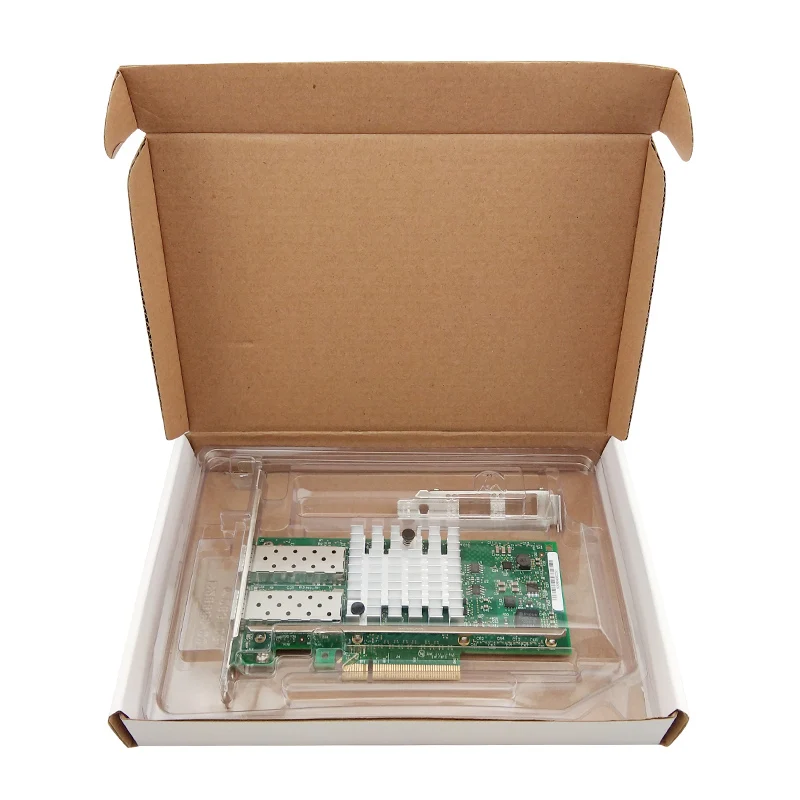 CEACENT AN8599-DF2 10 Гб PCI express Ethernet серверный адаптер волоконно-оптический двухпортовый Nic совместимый E10G41BTDA X520-DA2 82599