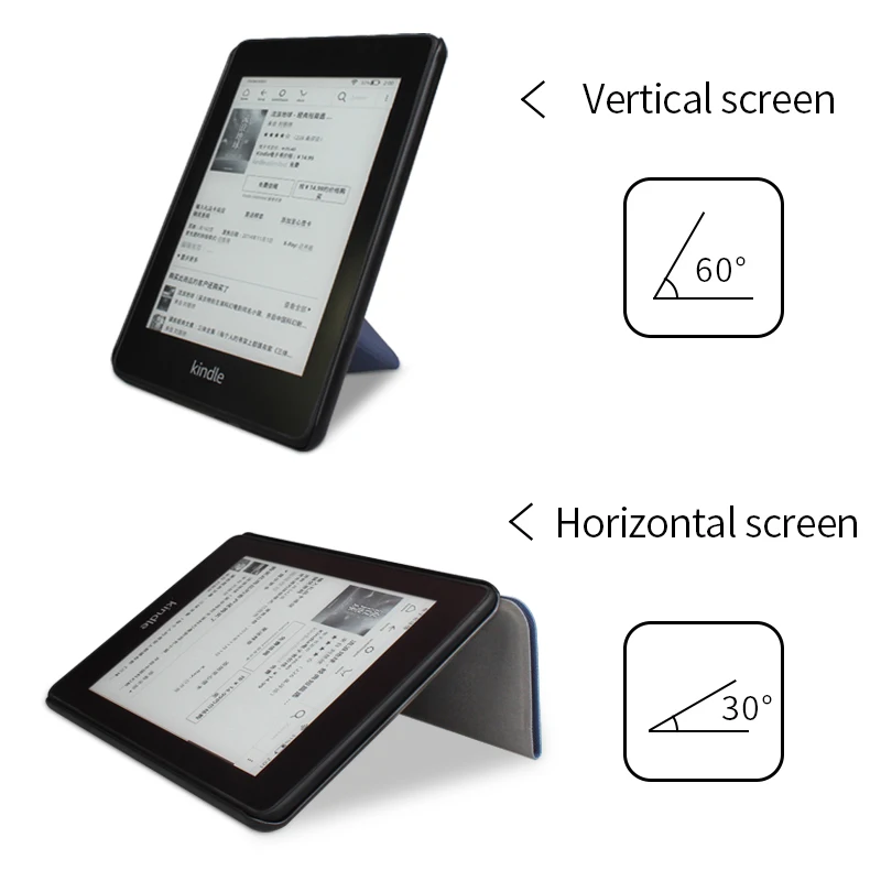 Магнитная крышка для всех новых Kindle 2019 года, модель 10-го поколения 2018 года Paperwhite 4 3 2 1 2013 2015 5-го 6-го 7-го поколения Funda on.