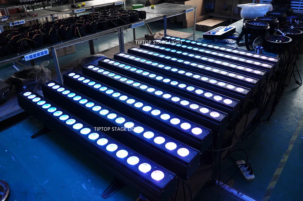Gigertop 18x18 Вт RGBWA UV 6в1 пиксельный светодиодный светильник для прожектора 1 м длиной Tyanshine светодиоды индивидуальный DMX вентилятор для управления крутая модель для помещений