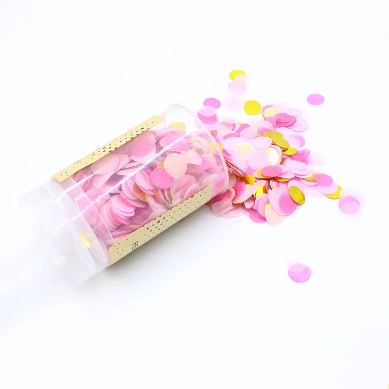 

Party Confetti Poppers Voor Bruiloft Gelukkige Verjaardag Bloem Mini Ronde Confetti Geslacht Onthullen Party Decoratie