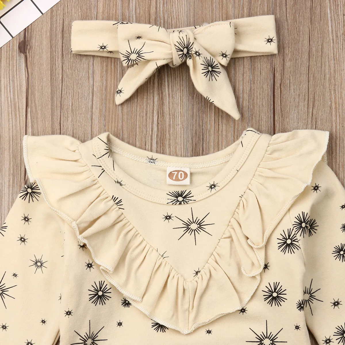 Uniesx/боди для новорожденных одежда из 2 предметов Комбинезоны младенцев хлопковая