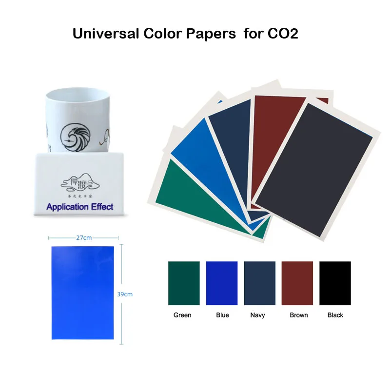 

Carved Colored Paper for CO2 Fiber Semi-conductor UV Laser Marking Engraving Machine Universal Color Papers Compatible for Laser