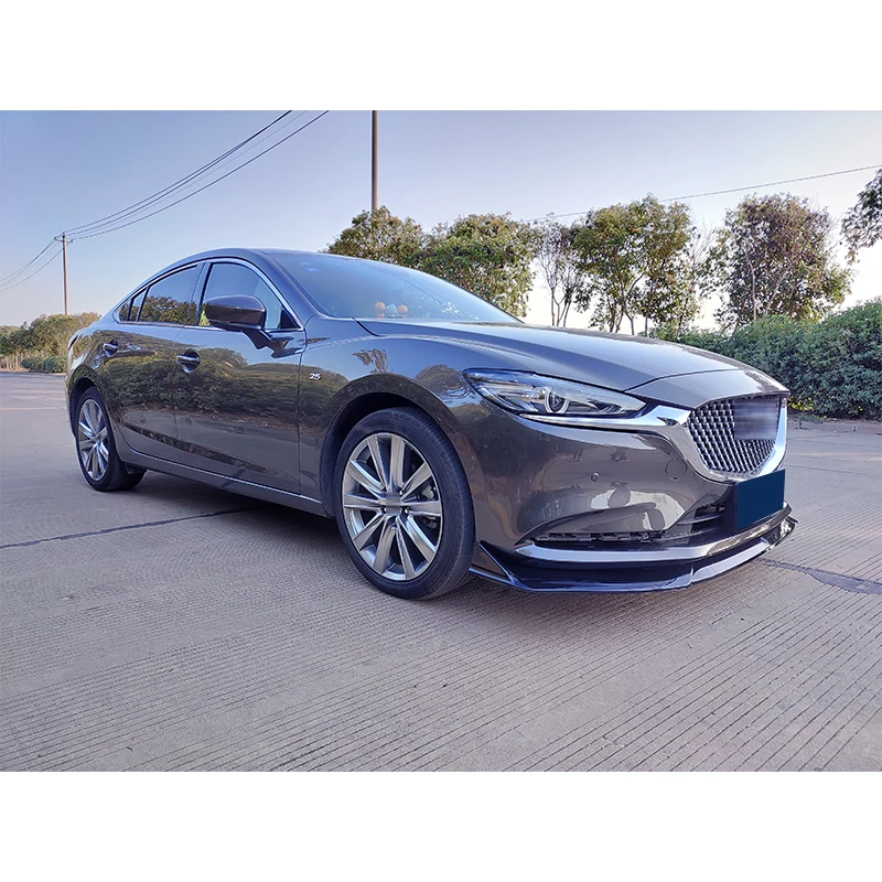 Передний бампер сплиттер для губ Диффузор спойлер тела комплект протектор