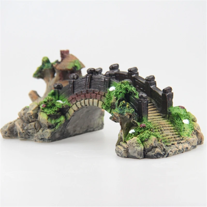 Varmhus мост декорация для аквариума Пейзаж Аквариум орнамент смола ландшафтное