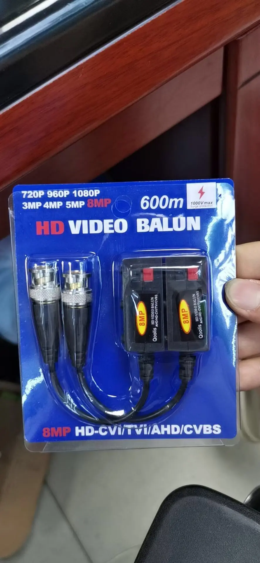 Переходник BNC к CAT5 CAT6 UTP для видеонаблюдения HD TVI 1080P 4MP 5MP 8MP 4K 10 шт. в упаковке |
