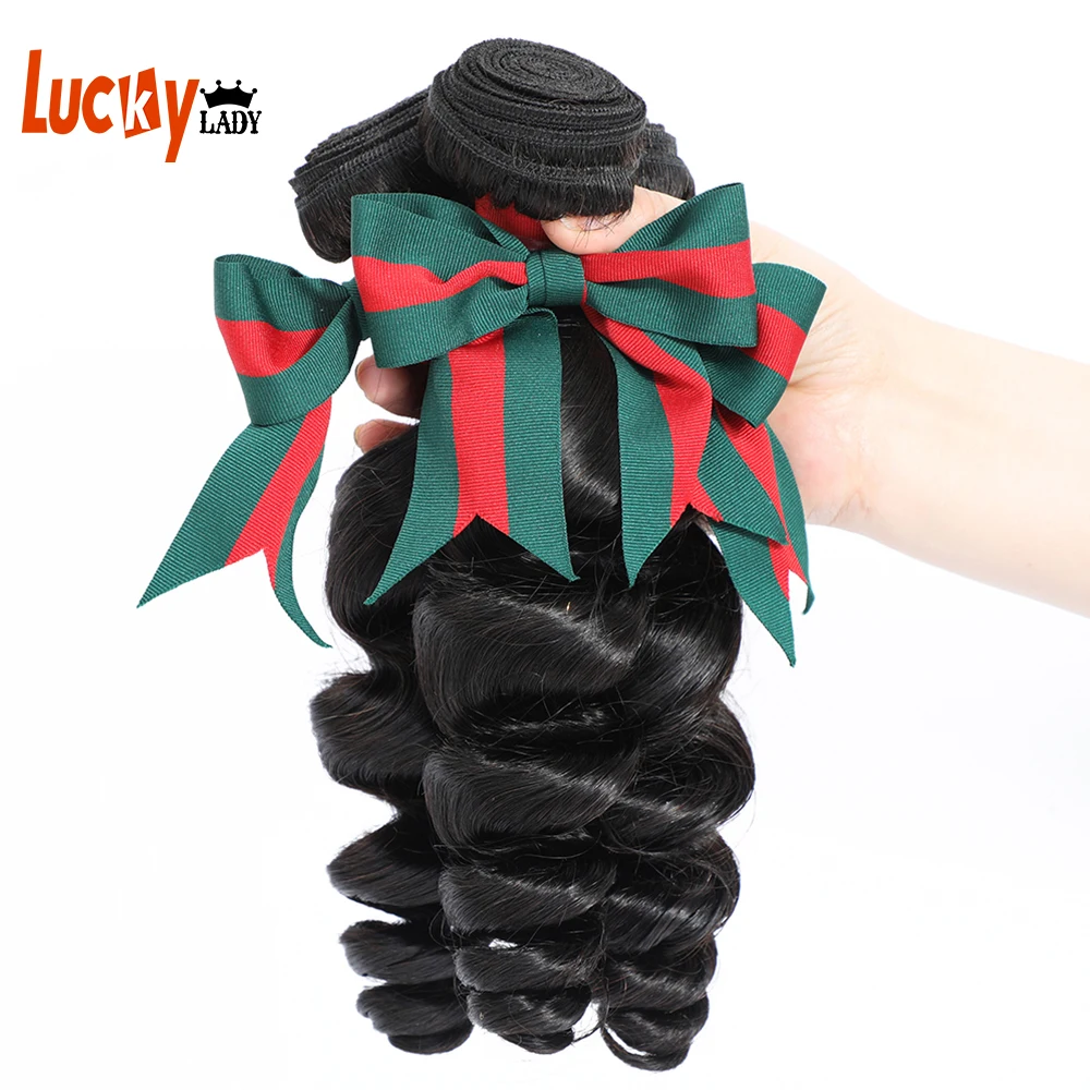 

Unprocessed Raw Indian Human Hair Bundles Loosewave Bundles 28 30 Inch Natural Color Human Extensions Double Drawn Fast Shipping