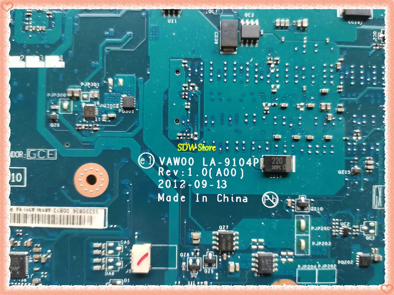 LA-9104P с системой охлаждения системная плата для ноутбука DELL Inspiron 3521 CN-03H0VW 03H0VW 2127U