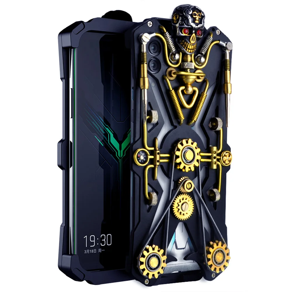 Роскошный бронированный металлический алюминиевый чехол для телефона Xiaomi Black Shark