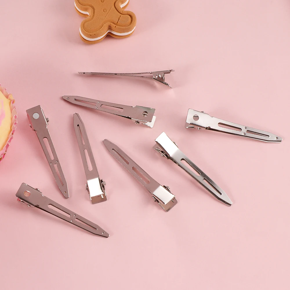 

24pcs No Bend Hair Clip Seamless Makeup Clip Metal No Crease Fixed Hair Clip Professional Salon Styling Hairdressing Tools
