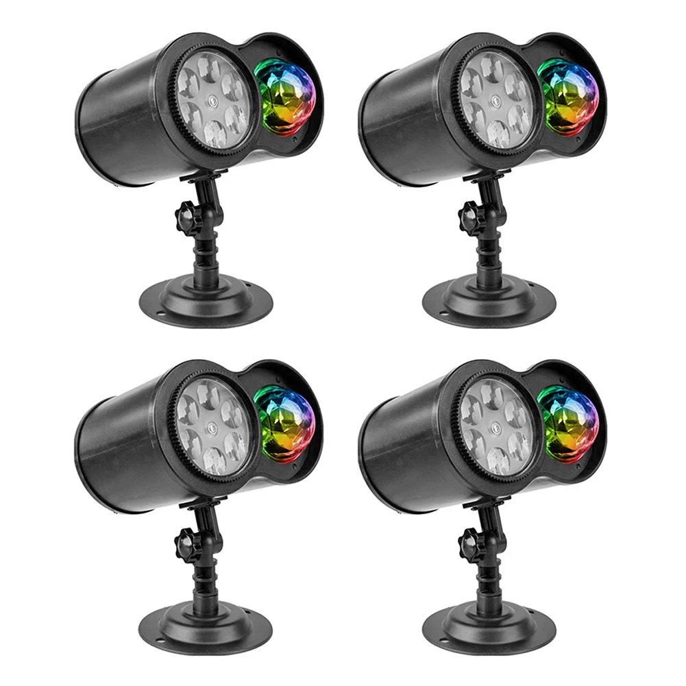 

Water Wave Pattern Lights Double Tube 6W LED Projector Remote Waterproof Lamps Wonderful Christmas Decoration for Home