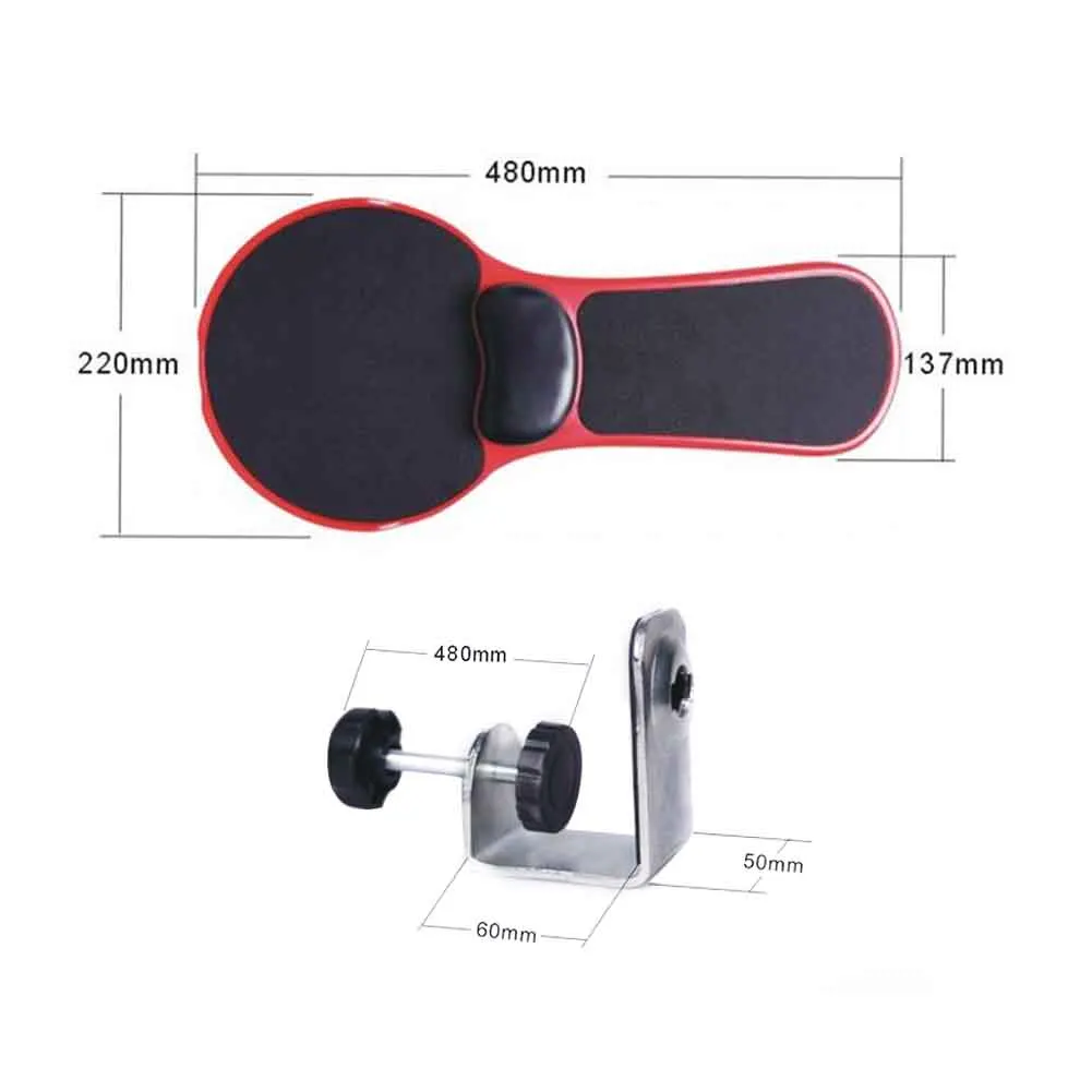 

Mouse Pad Conputer Laptop Mouse Pad Extension Arm Support Ergonomic Wrist Rests Home Office Desk Chair Arm Stand Easy Install