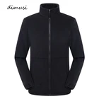 DIMUSI мужские куртки повседневные мужские флисовые софтшелл теплые толстовки с воротником-стойкой тактические термо-толстовки пальто одежда