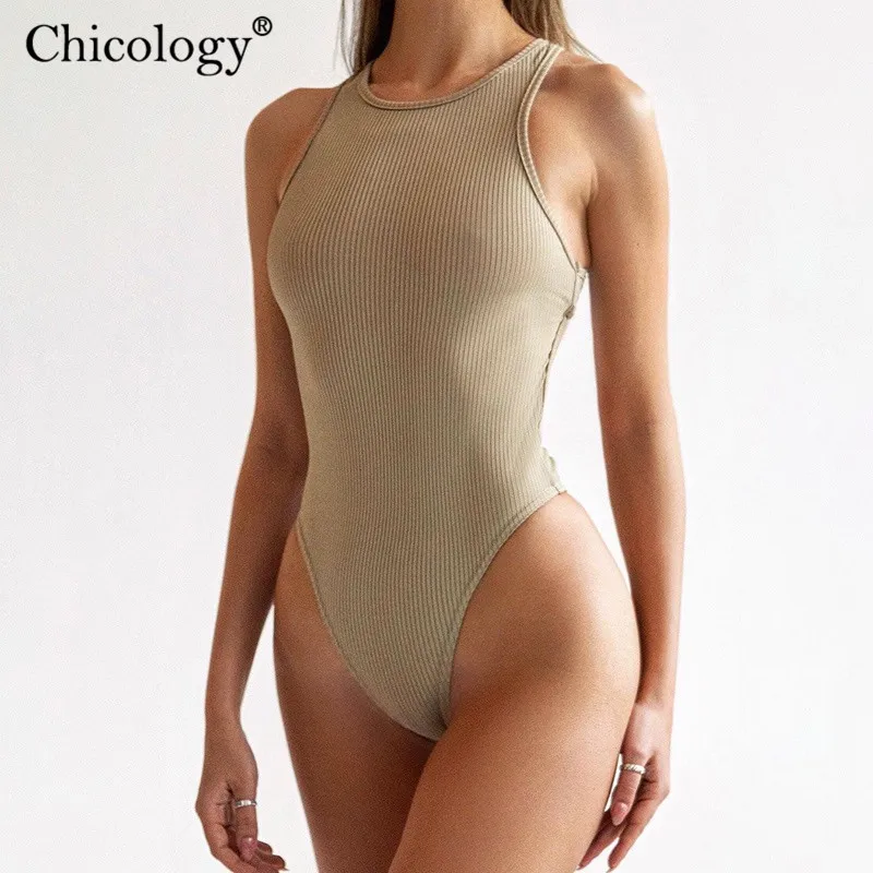 Chicology Сплошной трикотажное вязаное трикотаж с открытой спиной комбидресс