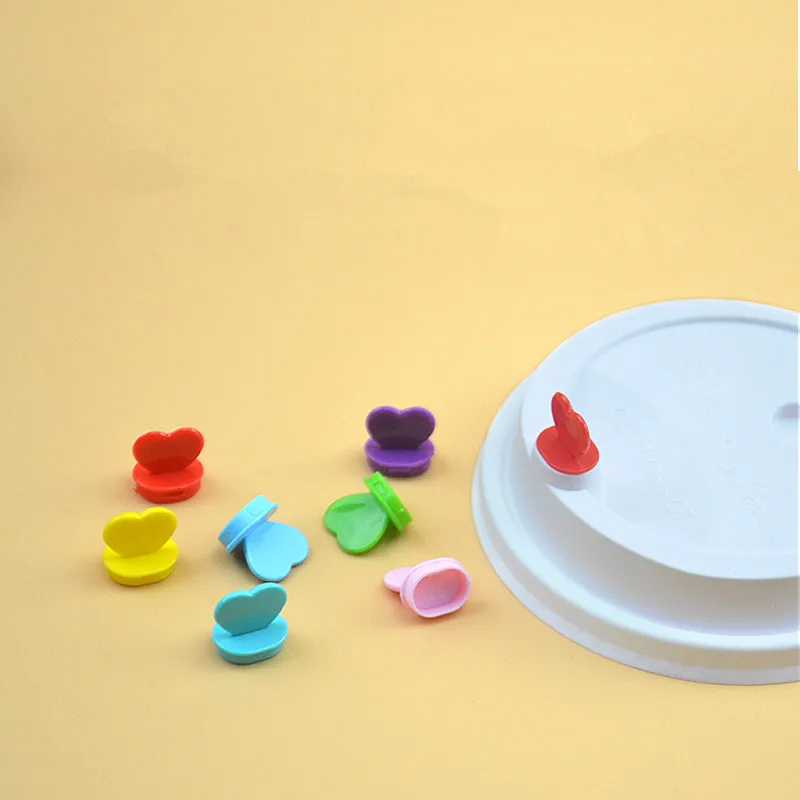 

500pcs High quality wedding birthday party favors DIY supplies packaging leakproof beverage milk tea coffee cup cover stopper