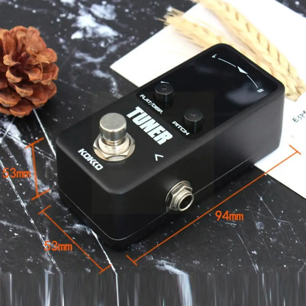 

Mini Chromatic Guitar Tuner Pedal With Led Display Guitar Effects Pedal For Music Instrument Accessories For Band Performan A5a4
