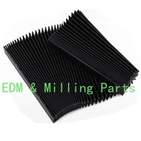 130mm 300mm flexible cnc engraver machine protector flat accordion bellow cover for bridgeport mill part