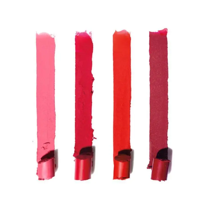 

4pcs Tobacco Tube Lipstick Set Makeup Long Lasting Matte Lip Gloss Women Sexy Nude Red Lip Stick Sweet Rotten Potato Color