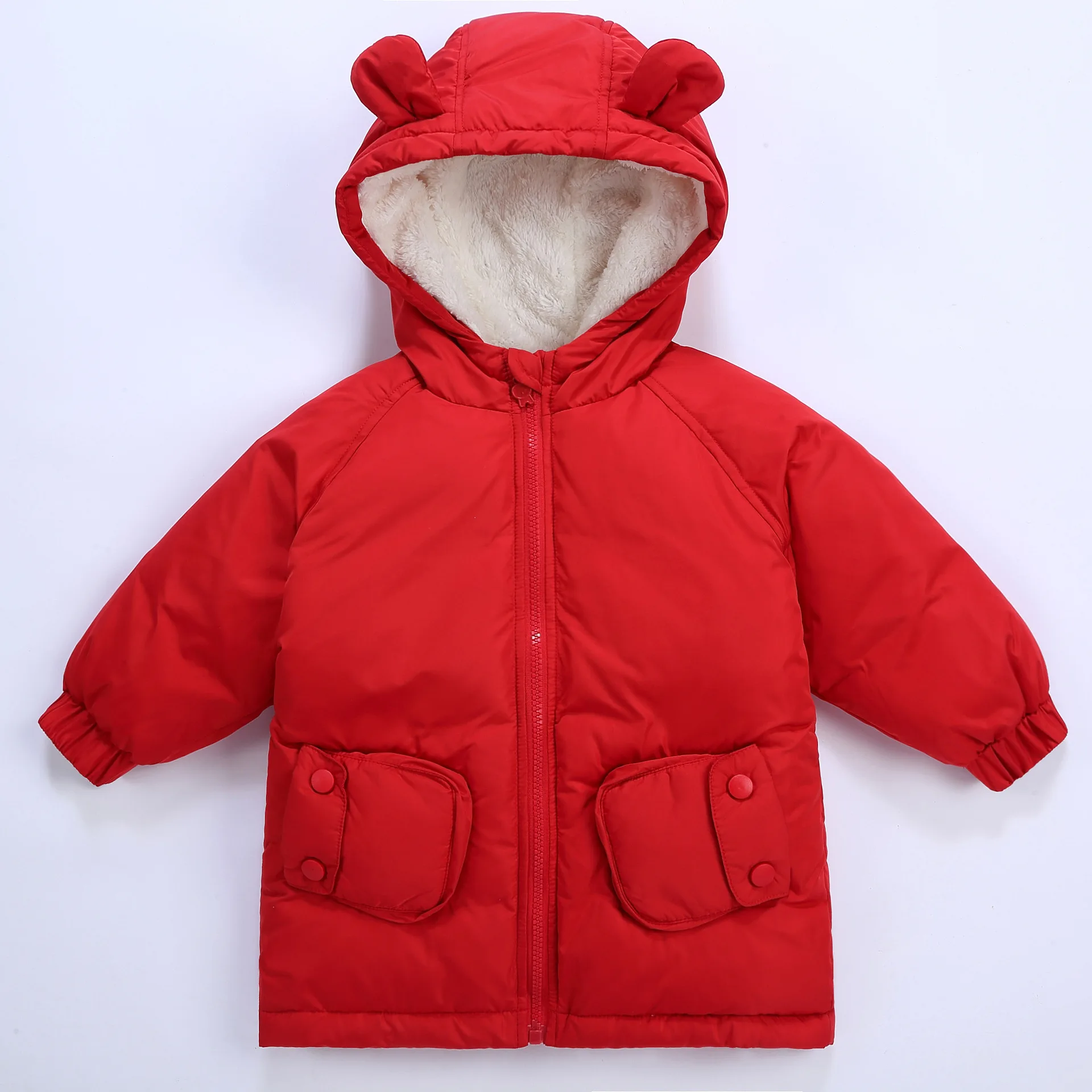 Детская зимняя куртка коллекция 2019 года повседневное пуховое хлопковое пальто с