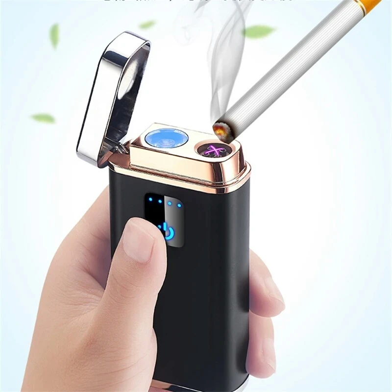 Мощность банк 4000mah Творческий 2A прикуривателя со светодиодным фонариком Smart Touch