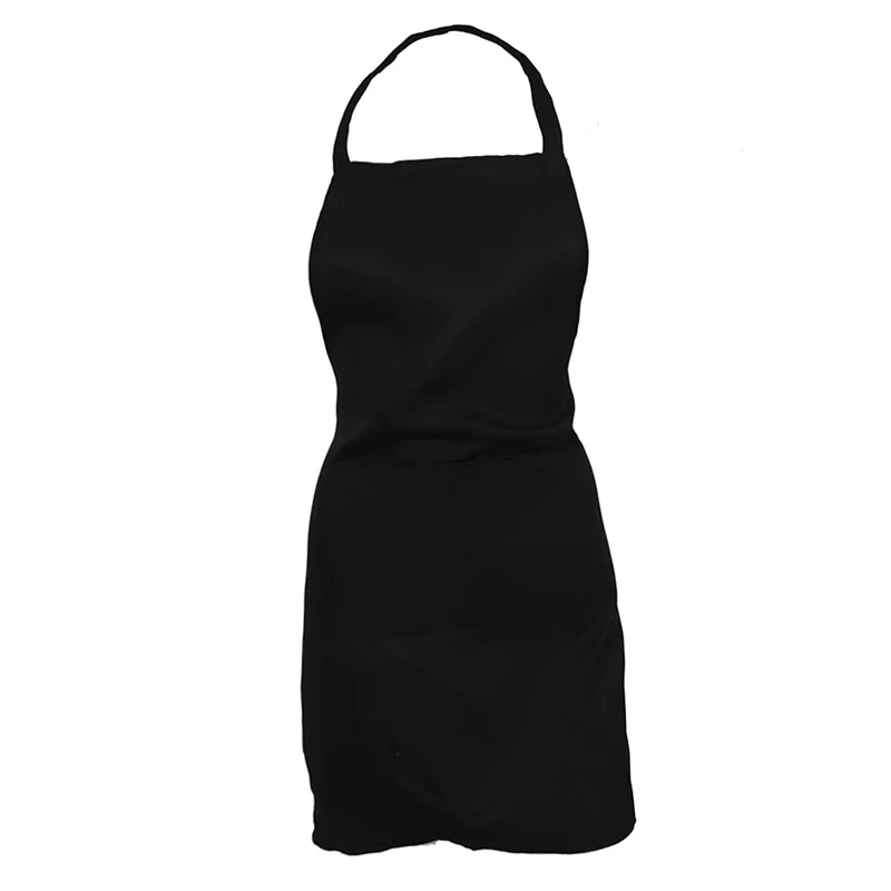 

Plain Apron with Front Pocket Kitchen Cooking Craft Baking