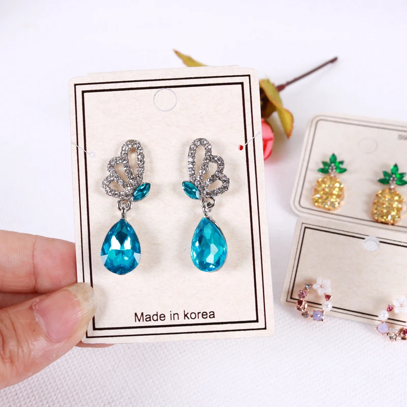 Бежевые витринные открытки для ювелирных изделий из переработанной бумаги 100