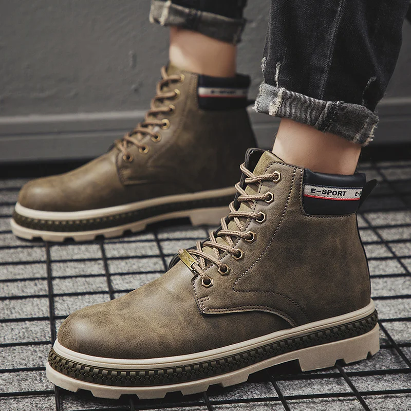 Уличная походная обувь мужские Трекинговые ботинки рабочие нескользящие горные