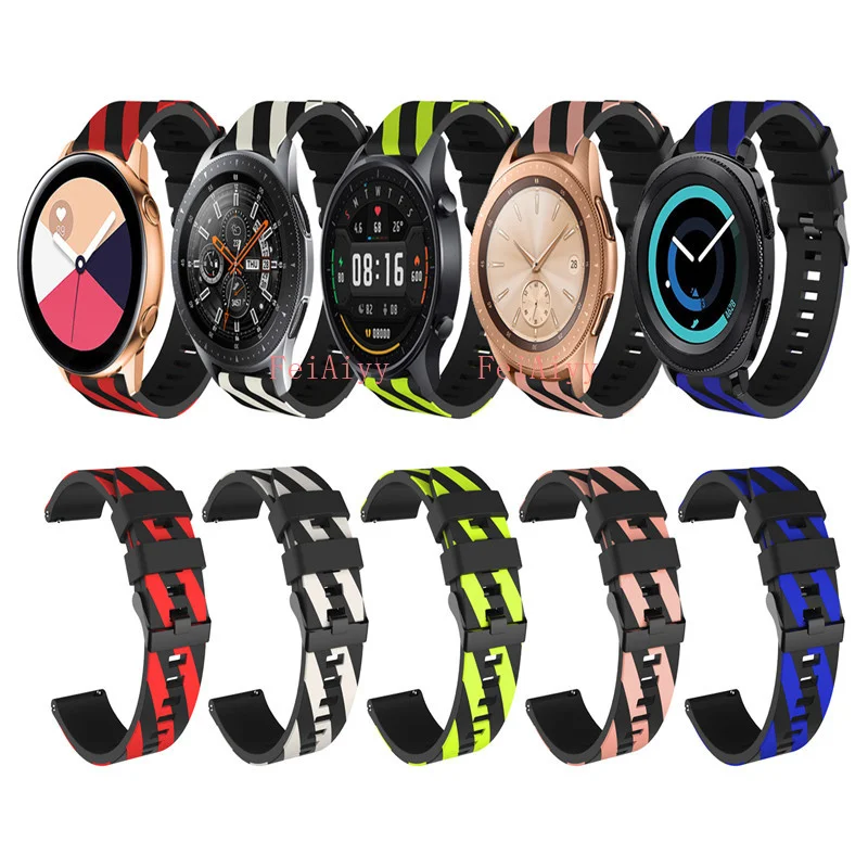 Ремешок для часов huawei Watch GT 20 мм мягкий силиконовый браслет наручных xiaomi huami Amazfit Bip