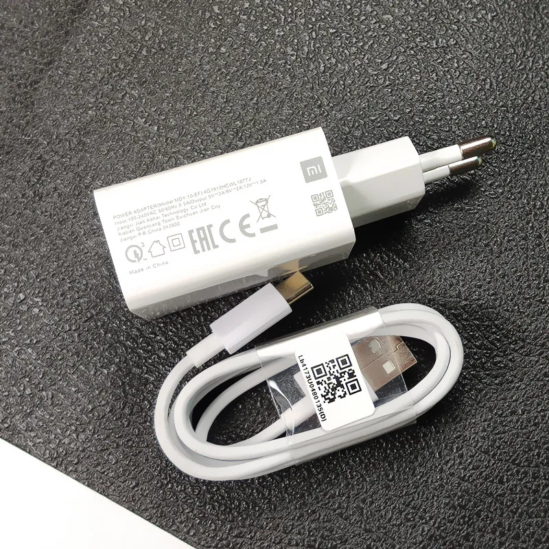 Оригинальное зарядное устройство Xiao mi 18 Вт QC 3,0 EU Быстрая Зарядка адаптер питания для mi 8 lite 9 lite se 9t pro a3 max 3 redmi note 7 8 pro