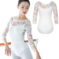 women ballet leotards 5 colors gymnastics leotard dance bodysuit cotton spandex ballerina dance wear