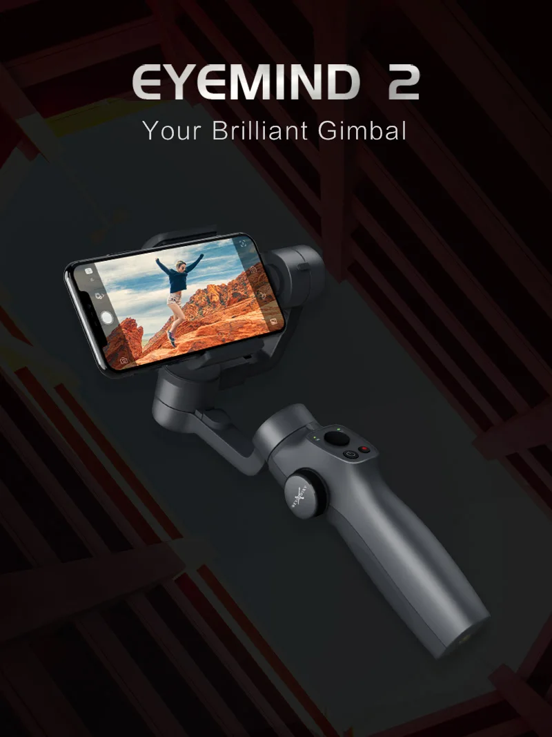 Eyemind 2 смартфон ручной карданный 3-осевой Стабилизатор сумка Gopro пластина для iPhone Xiaomi samsung экшн Камера с подарками