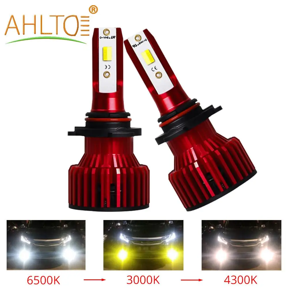 2X S6 авто светодиодный фар H8 H7 H11 9005 H4/HB2 9006/HB4 5202 72 Вт/заданная величина 6000lm12V лампа
