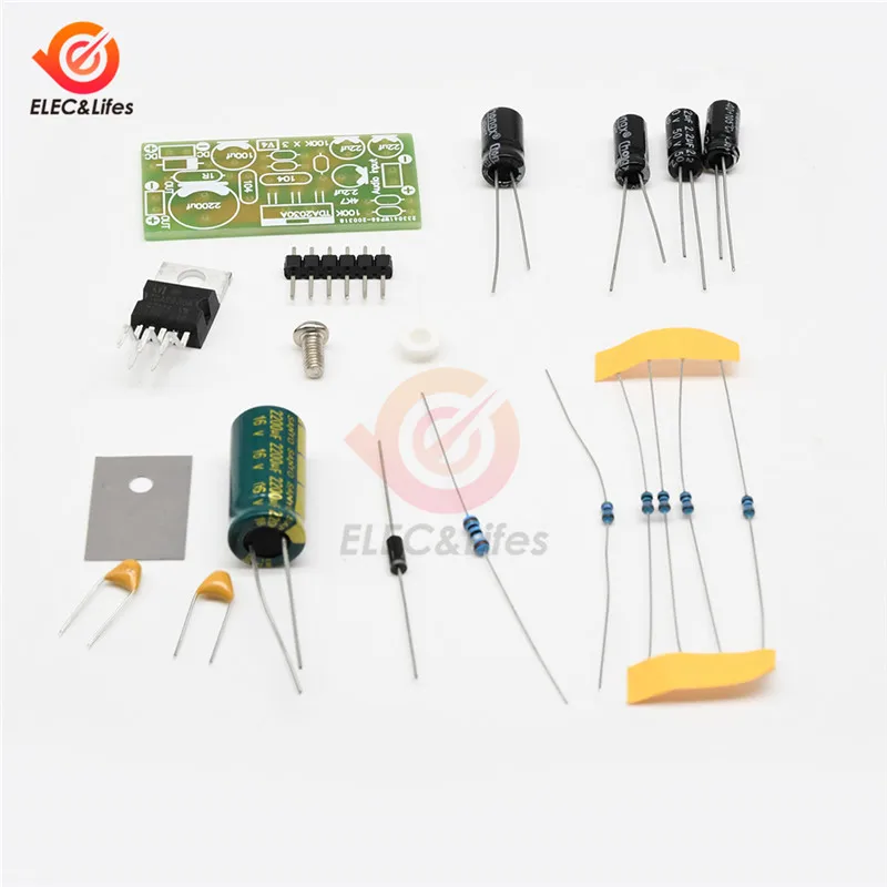 DC 12 В 18 Вт TDA2030A цифровая фотовспышка HiFi Плата усилителя DIY Kit для Arduino расширения