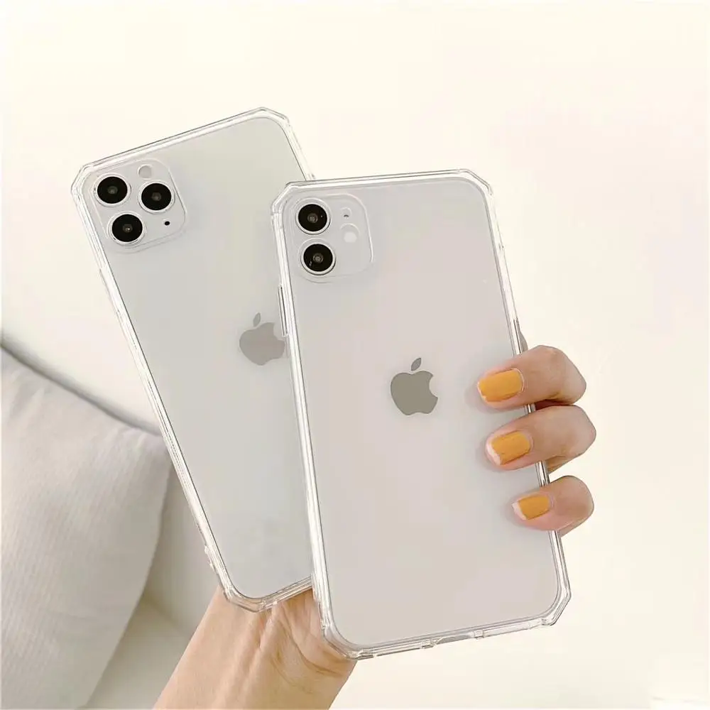 

Ultra Thin Slim Clear Soft TPU Funda For iPhone X XS 8 7 Plus Case Transparent For iPhone 12 11 Pro Max XR SE 2020 TPU Cover