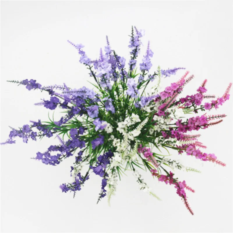 Искусственные цветы лаванды для свадьбы рождественской вечеринки искусственные