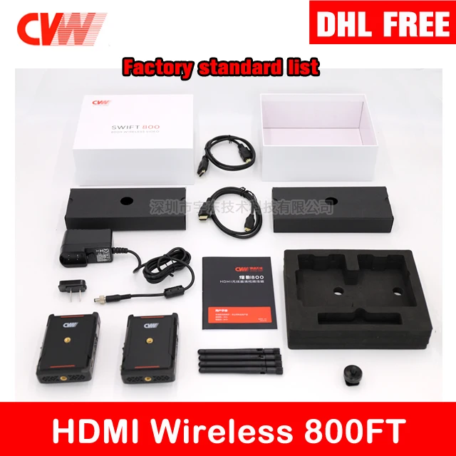 Цвет: желтый HDMI 1080P фото передатчик для камеры изображения беспроводной HD видео передачи получить CVW SWIFT 800 800ft/250m Mars 300 - Цвет: Цвет: желтый