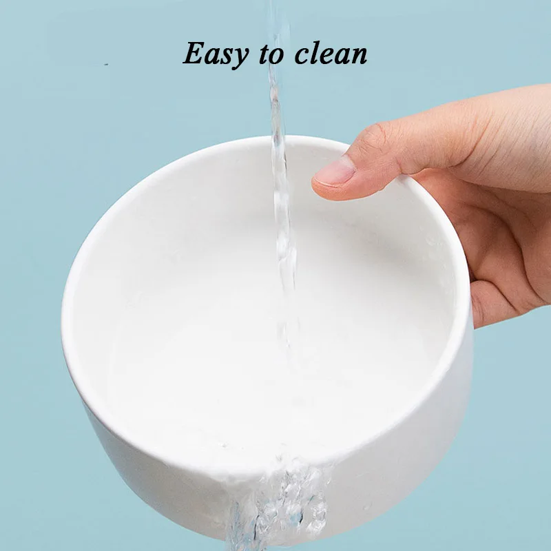 

Ceramic Cat Feeding Bowl Pet Feeder Double layer Goods For Cats Puppy Food Water Container Storage Waterer Pet Supplies