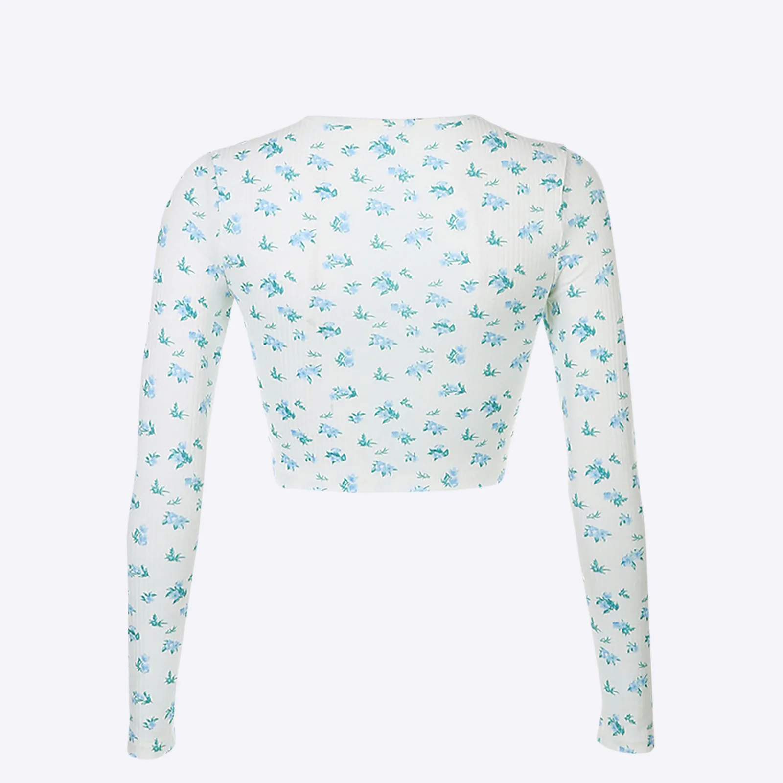

Women Blouse Korean Style Casual Floral Printed Tops Long Sleeve Shirt V-neck Button Up Harajuku Navel Blusas mujer de moda 2020