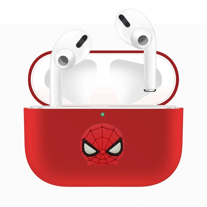 Red 4 Для Apple AirPods Pro Чехол для замены ТПУ милый защитный чехол для AirPods 3 беспроводной Bluetooth наушники протектор рукав - Color: Red 4