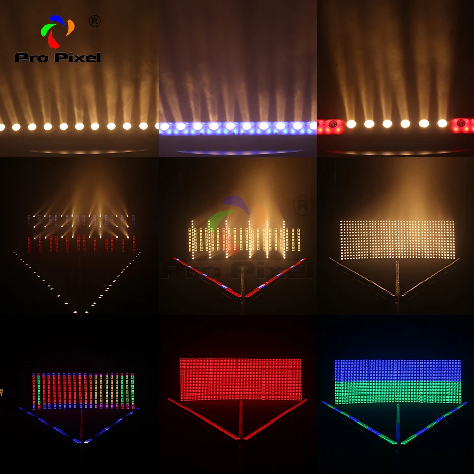 14*3 Вт 2в1 настенная шайба Светодиодная панель 3/5P 56 шт. 5050 RGB Пиксельная Панель Dmx Dj