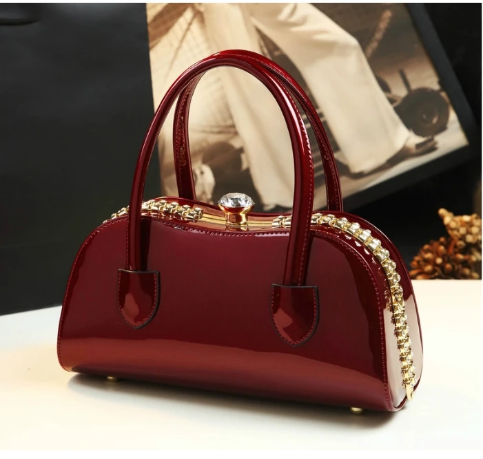 Новые роскошные сумки женские Дизайнерские Высокое качество лакированная кожа