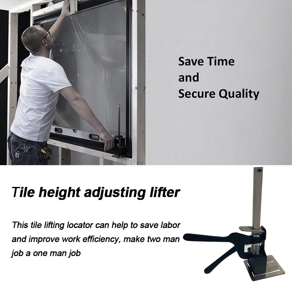 

Labor Saving Arm Lift Cabinet Jack Gypsum Board Repair Aluminum Manual Tool Door Use Board Multi Purpose Plaster Sheet