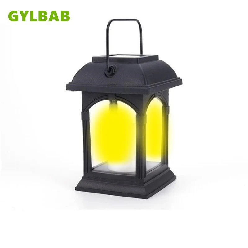 Светодиодный уличный фонарь GYLBAB водонепроницаемый в стиле ретро с пламенем